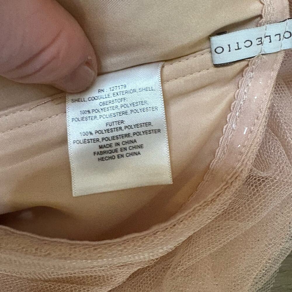 Jenny Yoo Collection Maia Convertible Strapless Tulle Dress Blush Size 14 - Picture 11 of 12